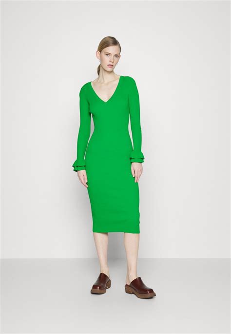 michael kors kleid grün|michael kors green dress.